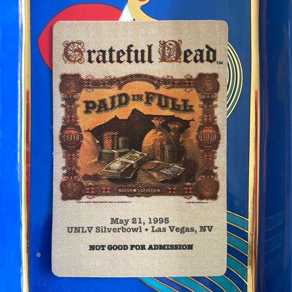 Grateful Dead Backstage Pass 5/21/1995